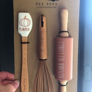 Rae Dunn be thankful autumn blessings baking set